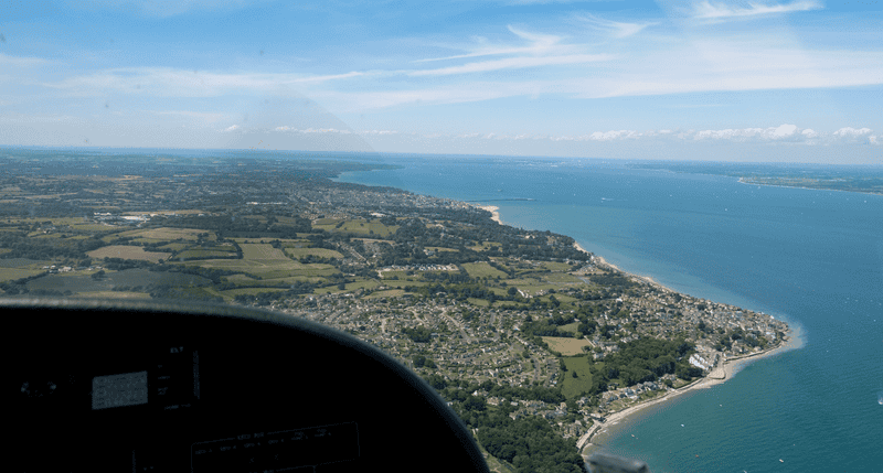 Fly-in hike around Isle of Wight